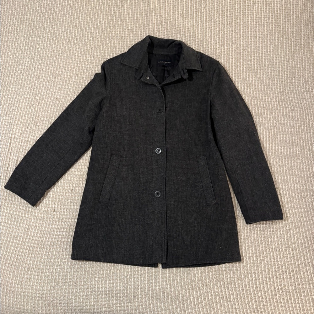 Banana Republic Charcoal Coat